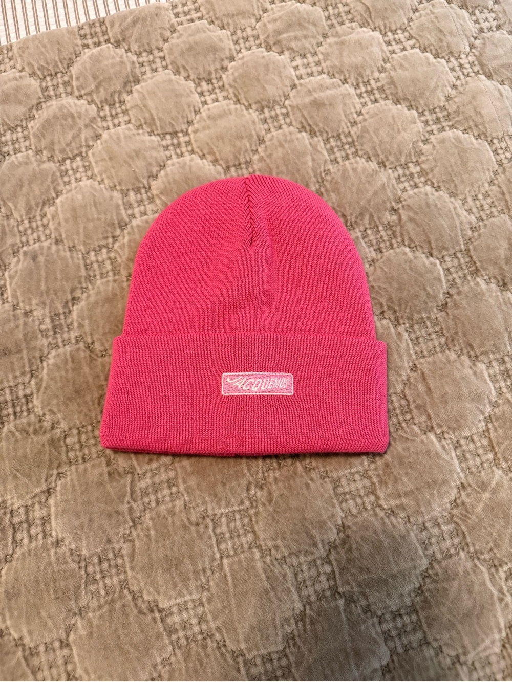 Jacquemus Pink Beanie Hat